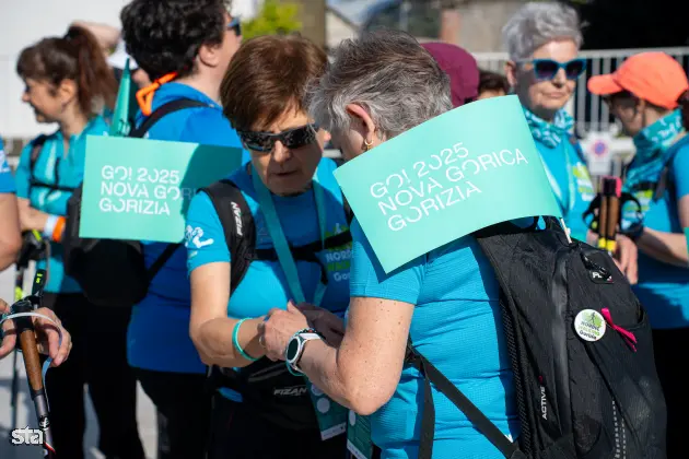 Nova Gorica, Trg Evrope. S tradicionalnim Pohodom prijateljstva in celodnevnim glasbenim dogajanjem ob Trgu Evrope se bo začel Pohod za Evropo. Foto: Jakob Pintar/STA