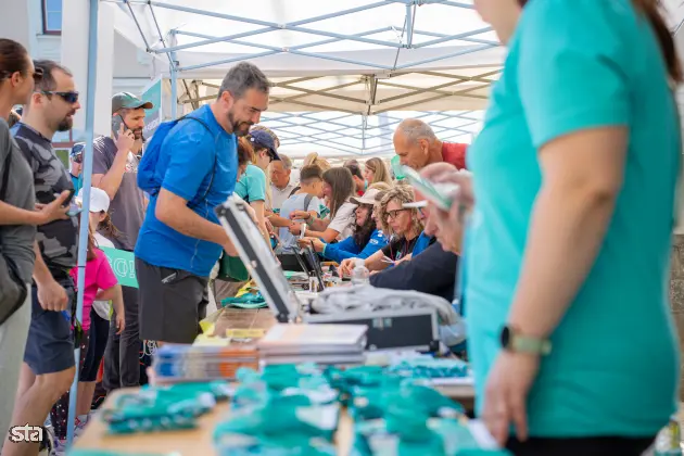 Nova Gorica, Trg Evrope. S tradicionalnim Pohodom prijateljstva in celodnevnim glasbenim dogajanjem ob Trgu Evrope se bo začel Pohod za Evropo. Foto: Jakob Pintar/STA